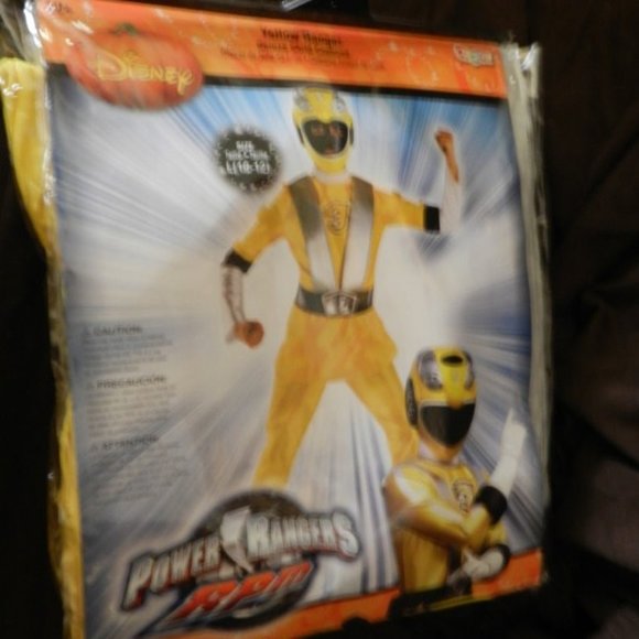Power Ranger Yellow RPM Child Costume Large 10-12 NEW - Picture 4 of 7